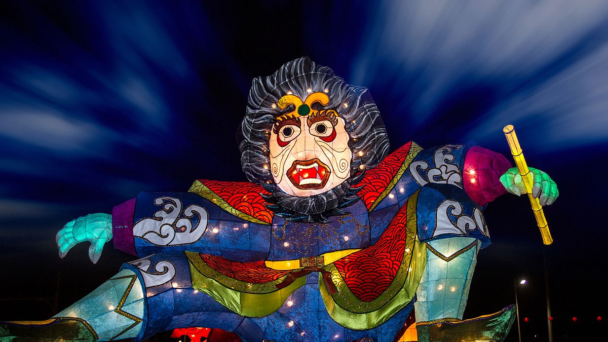 新埔燈會內自由水神花燈為園區內一大亮點(照片來源:新竹縣政府) 新埔燈會內自由水神花燈為園區內一大亮點(照片來源:新竹縣政府)