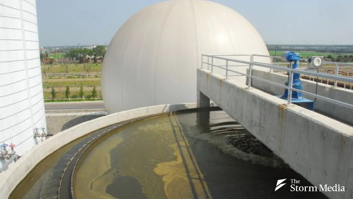 Taiwan's biogas power 'national team' has arrived — but the risk of cronyism deserves close scrutiny. Pictured: a biogas digester at Lin Feng-ying Farm in Tainan. Photo courtesy of Tainan City Government.