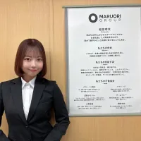 元AKB48の大盛真歩がアップティーの広報担当として入社し、芸能界引退後の新たなセカンドキャリアをスタートさせた。(丸井織物株式会社提供) 元AKB48の大盛真歩がアップティーの広報担当として入社し、芸能界引退後の新たなセカンドキャリアをスタートさせた。(丸井織物株式会社提供)