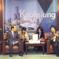 日交流協會會長大橋光夫訪高市 陳菊:歡迎日商來投資 日交流協會會長大橋光夫訪高市 陳菊:歡迎日商來投資