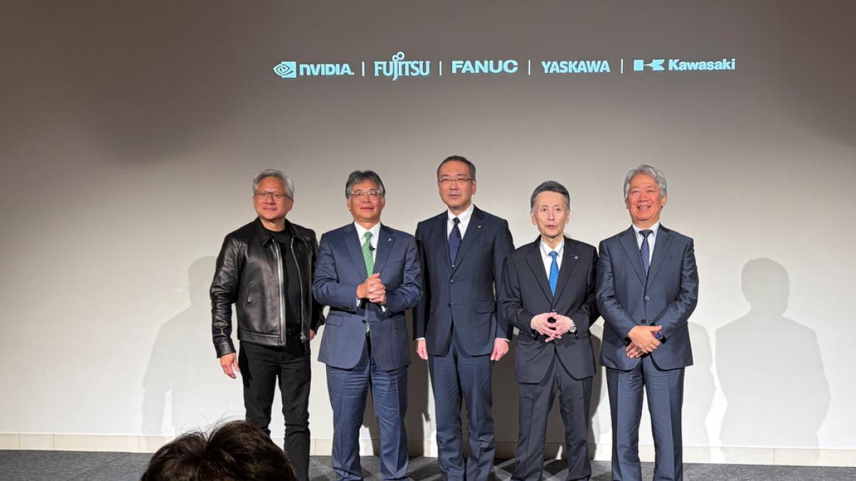 黃仁勳赴東京會見日商大老!輝達攜手發那科、川崎、富士通,發展AI和機器人抗衡中國