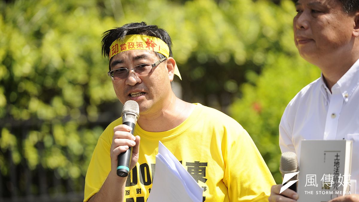 反南鐵東移自救會會長陳致曉。(甘岱民攝) 反南鐵東移自救會會長陳致曉。(甘岱民攝)