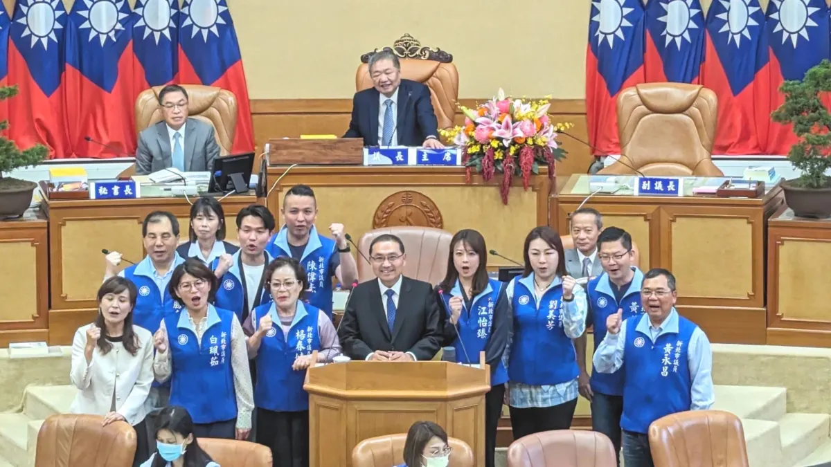 新北市議會國民黨團書記長陳偉杰表示,民眾對於財劃法修正的要求很簡單,第一就是要符合公平原則。(圖/新北市議會國民黨團提供)