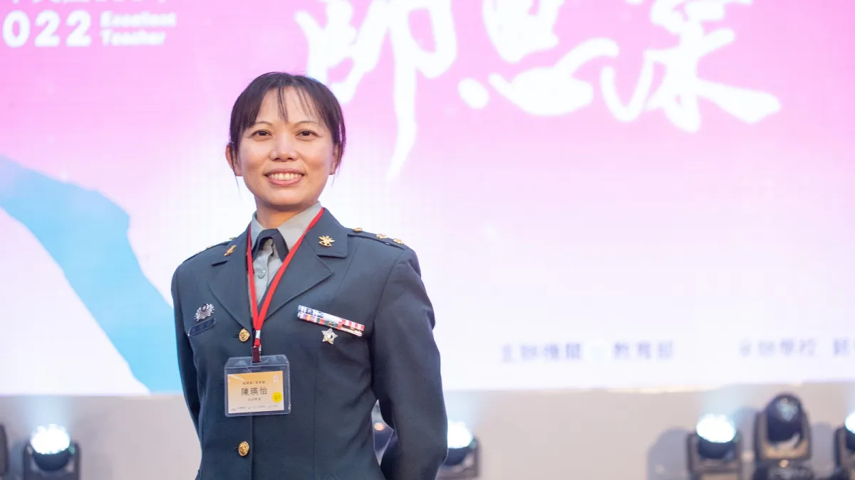 屏東女中主任教官陳瑛怡。(圖/教育部提供)