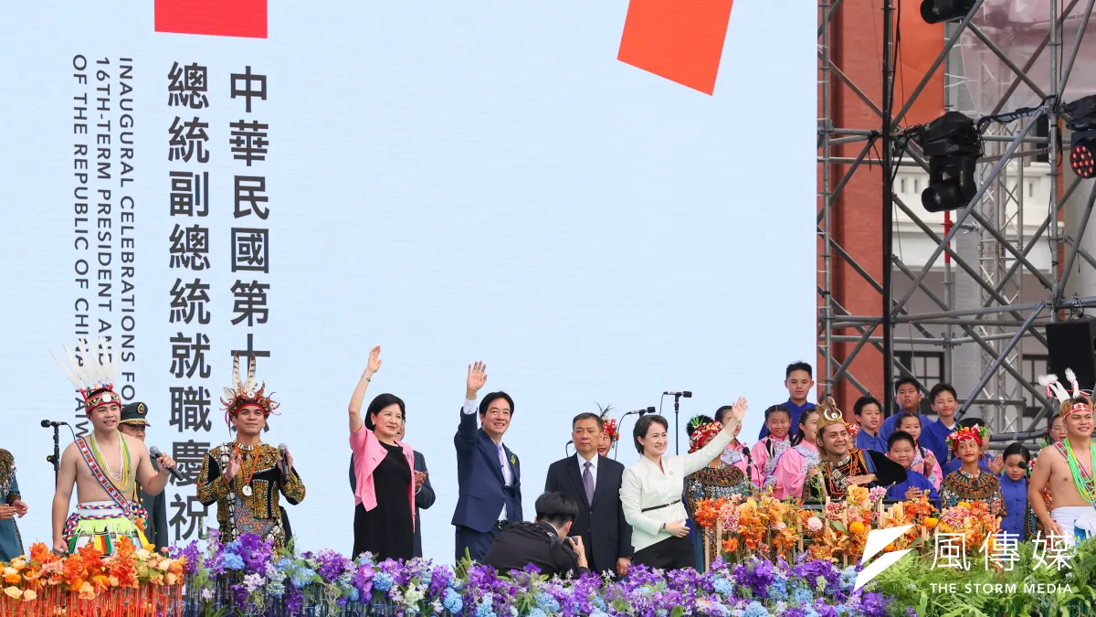 高達4成7民眾期待台灣獨立,游盈隆推測和總統賴清德(中)上任所帶動的社會氛圍有關。(資料照,顏麟宇攝)