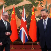 2026年1月29日,中國國家主席習近平在北京人民大會堂會見英國首相施凱爾。(美聯社) 2026年1月29日,中國國家主席習近平在北京人民大會堂會見英國首相施凱爾。(美聯社)