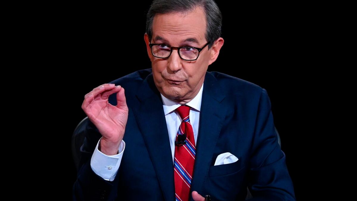 2020美國總統大選首場電視辯論主持人華萊士。(美聯社) 2020美國總統大選首場電視辯論主持人華萊士。(美聯社)