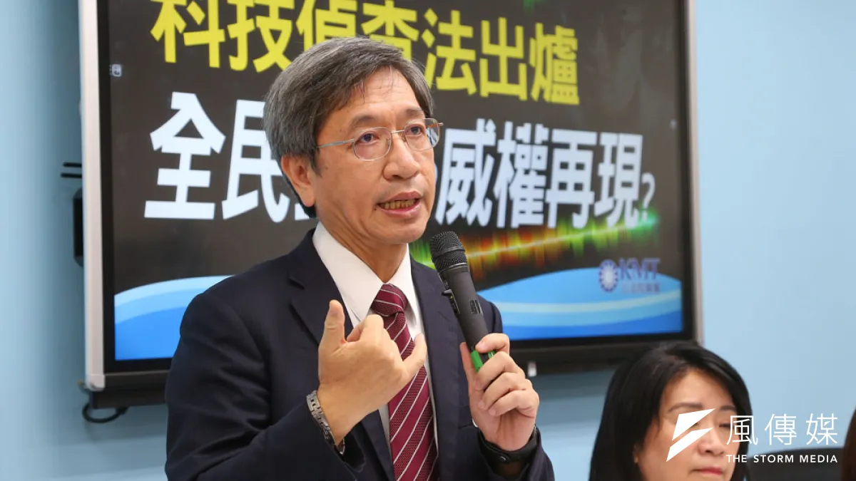 司改會董事長林永頌(左)強調「沒有政治立場」。(顏麟宇攝)