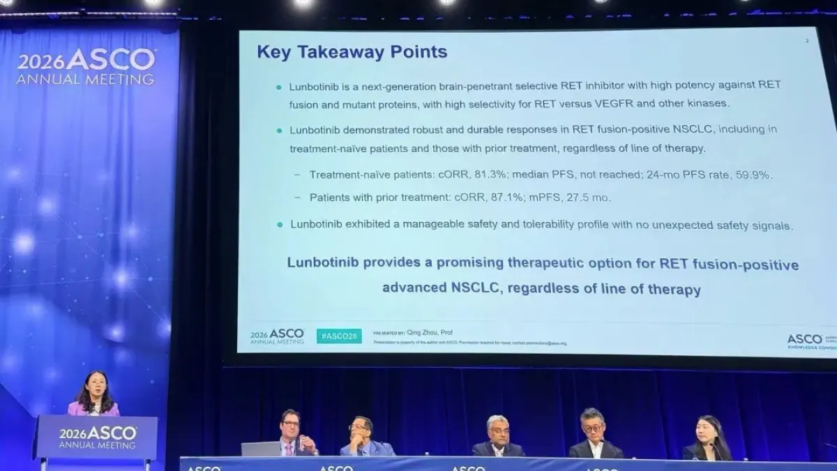 Kelun-Biotech Presents Pivotal Phase II Data for Lunbotinib Fumarate (A400/EP0031) in RET Fusion-Positive NSCLC at 2026 ASCO