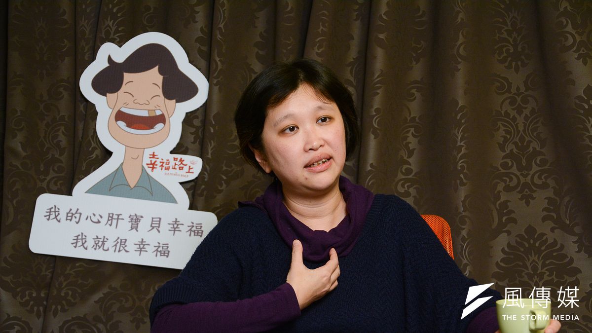 《幸福路上》導演宋欣穎談她拍攝過程的心路歷程。(陳明仁攝) 《幸福路上》導演宋欣穎談她拍攝過程的心路歷程。(陳明仁攝)