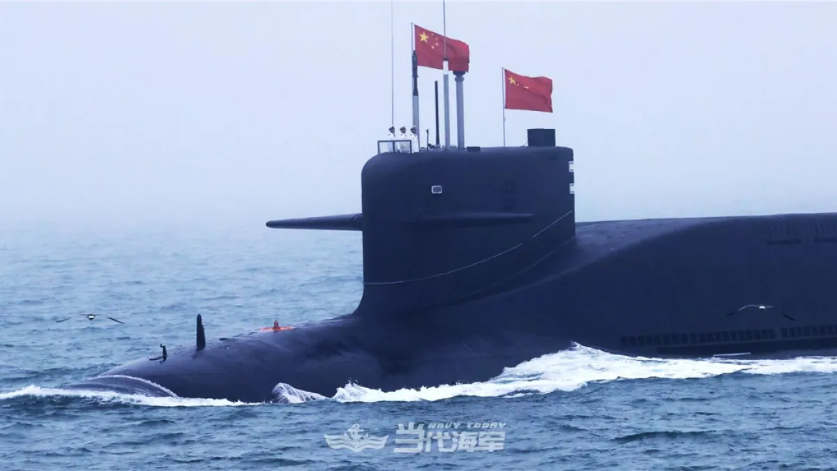 解放軍的攻擊型核潛艦。(翻攝中國軍網)