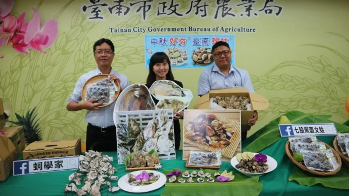 中秋佳節烤肉夯 南市推銷在地鮮蚵與文蛤