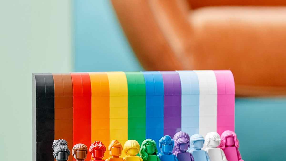 丹麥知名玩具公司樂高將推出一套彩虹主題的玩具(取自@LEGO_Group/Twitter) 丹麥知名玩具公司樂高將推出一套彩虹主題的玩具(取自@LEGO_Group/Twitter)