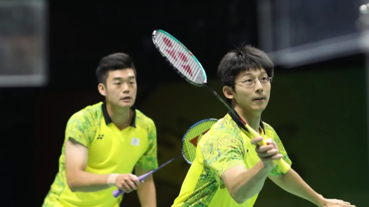 王齊麟/陳宏麟在中國公開賽8強賽當中,全場花費51分鐘以晉級19比21、21比12、22比20逆轉奪勝,拿下4強門票。 (資料照,圖片取自世錦賽官網)