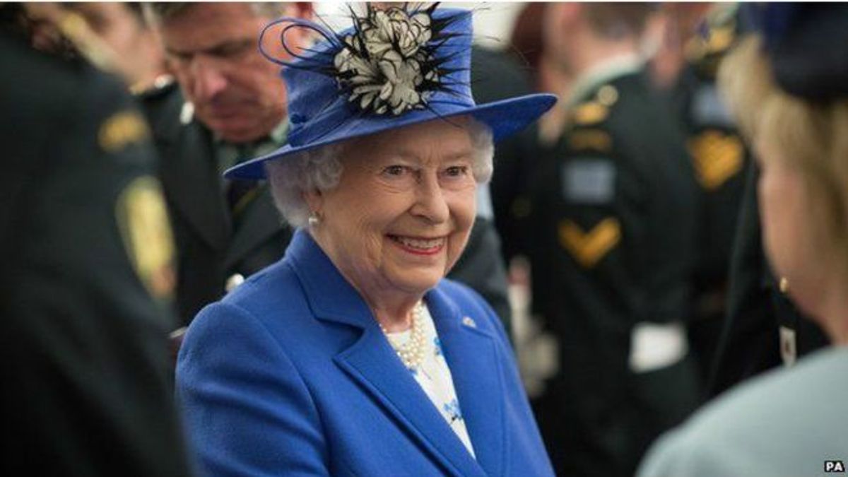 英國伊莉莎白女王在溫莎堡慶祝89歲生日。(BBC中文網) 英國伊莉莎白女王在溫莎堡慶祝89歲生日。(BBC中文網)