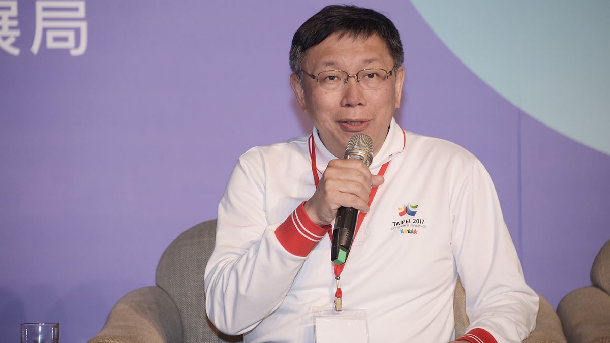 台北市長柯文哲出席居住正義論壇。(台北市政府提供) 台北市長柯文哲出席居住正義論壇。(台北市政府提供)