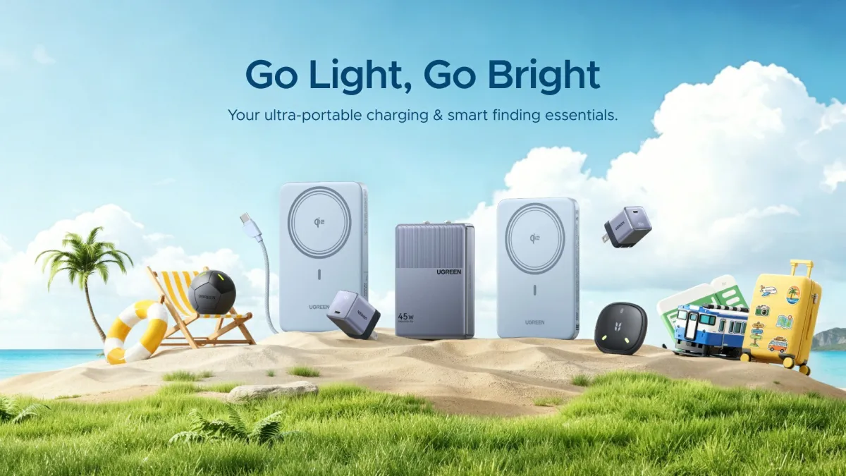 UGREEN Unveils New Charger Solutions and Trackers for Lightweight, Worry-Free Summer Travel