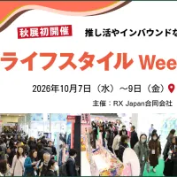 RX Japanが10月7日より東京ビッグサイトで「ライフスタイル Week TOKYO【秋】」を初開催し、猛暑対策や推し活など成長分野を中心とした最新商材が公開される。(写真/RX Japan 展示会PR事務局提供) RX Japanが10月7日より東京ビッグサイトで「ライフスタイル Week TOKYO【秋】」を初開催し、猛暑対策や推し活など成長分野を中心とした最新商材が公開される。(写真/RX Japan 展示会PR事務局提供)