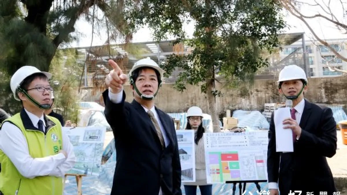 市定古蹟原水交社宿舍群 賴清德視察修復工程