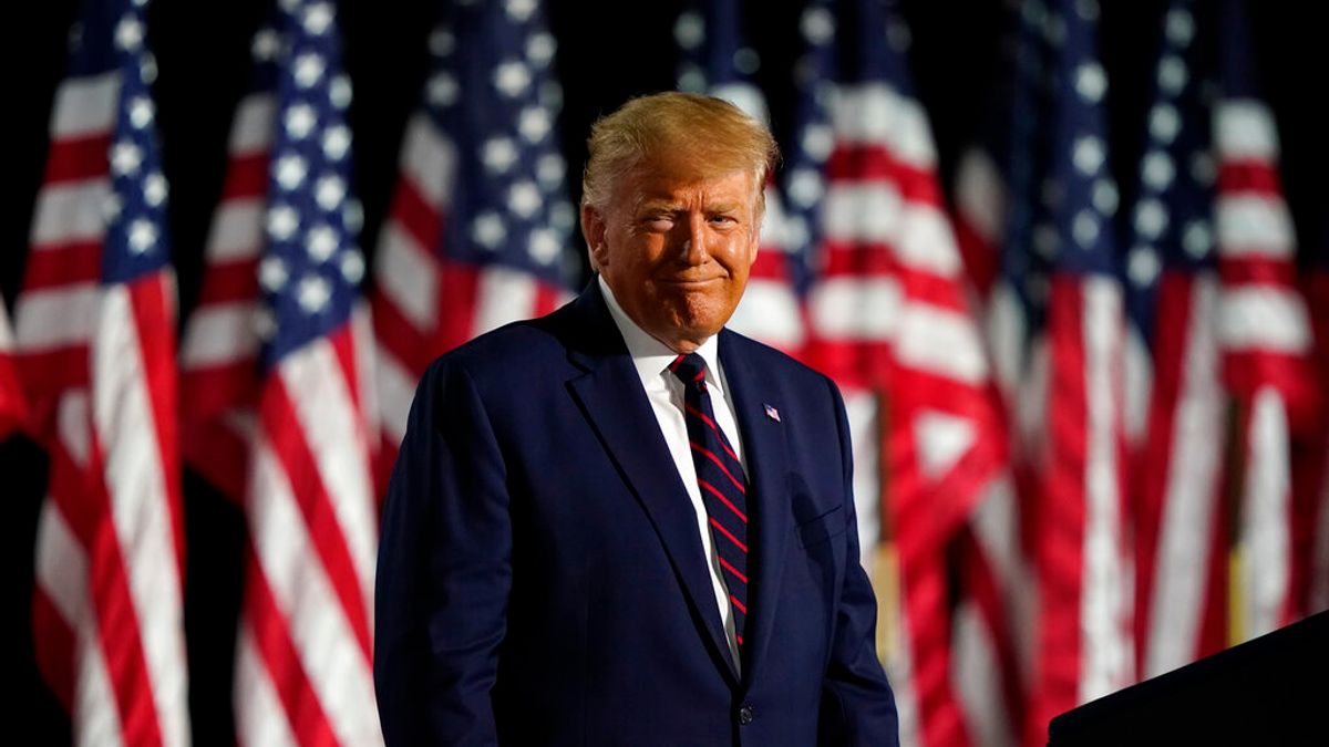 川普近期少做了很多蠢事,民調也回升。(美聯社) 川普近期少做了很多蠢事,民調也回升。(美聯社)