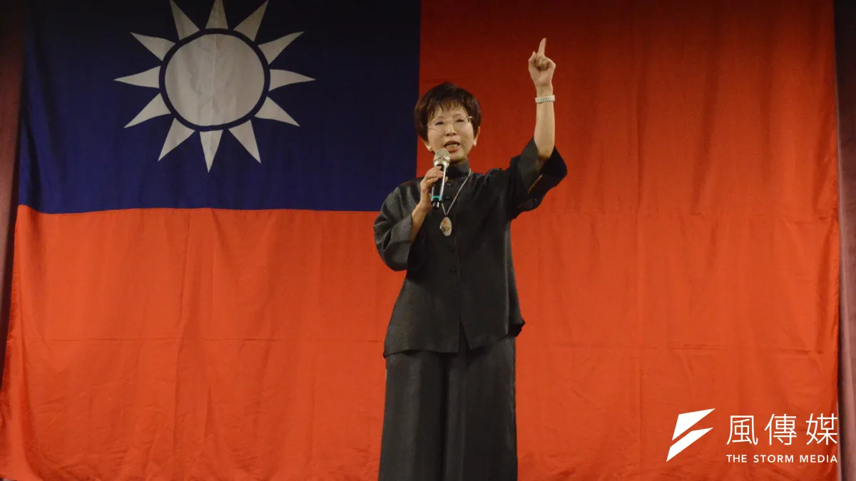 已確定不出席國慶大典的國民黨主席洪秀柱,將親自出席民間發起的「我愛國旗嘉年華」活動。(資料照,翁俊翹攝)