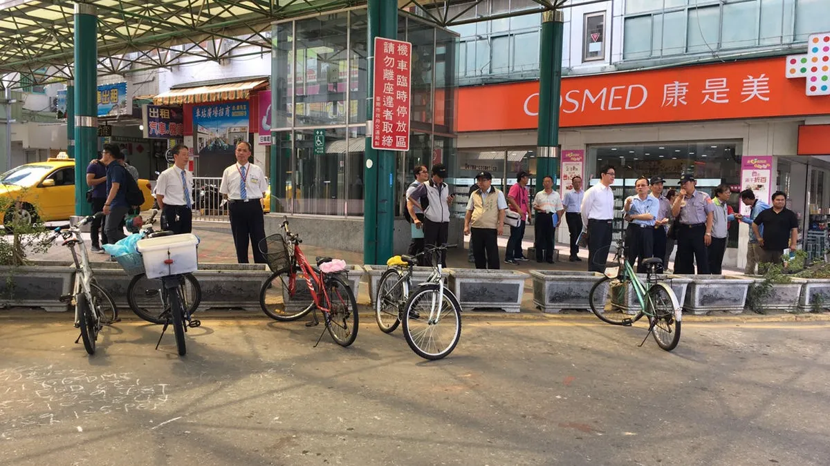台南火車站機車臨停區 將加強取締自行車違停