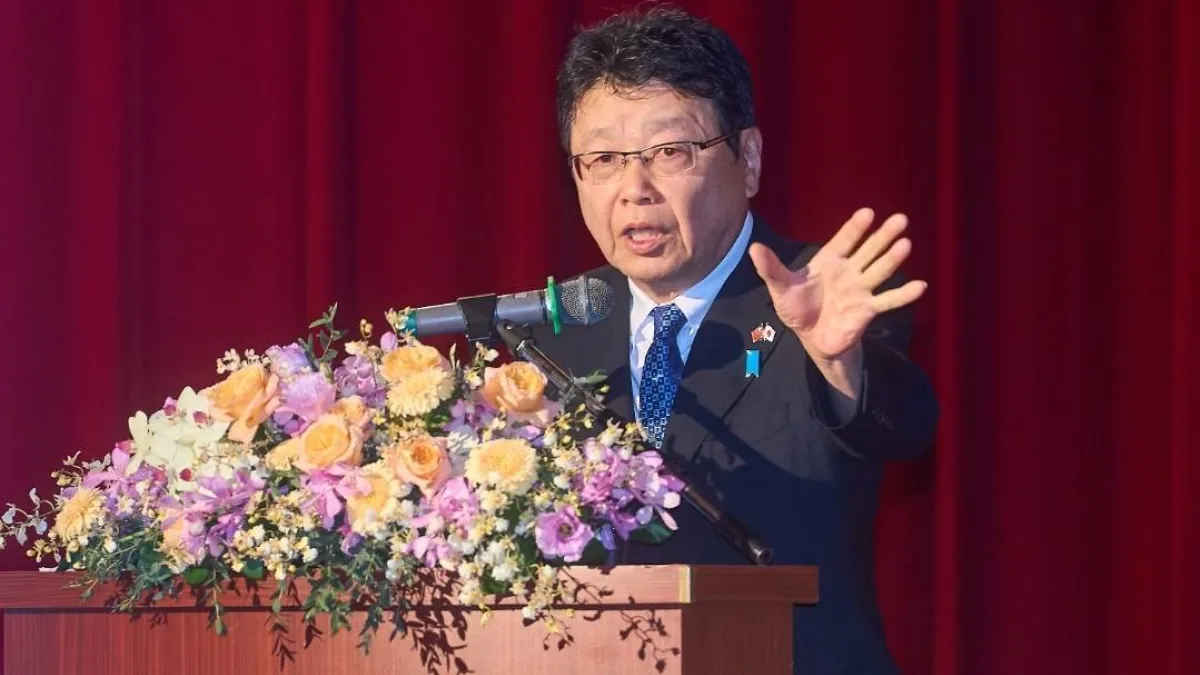 北村晴男参院議員。(インド太平洋戦略シンクタンク)