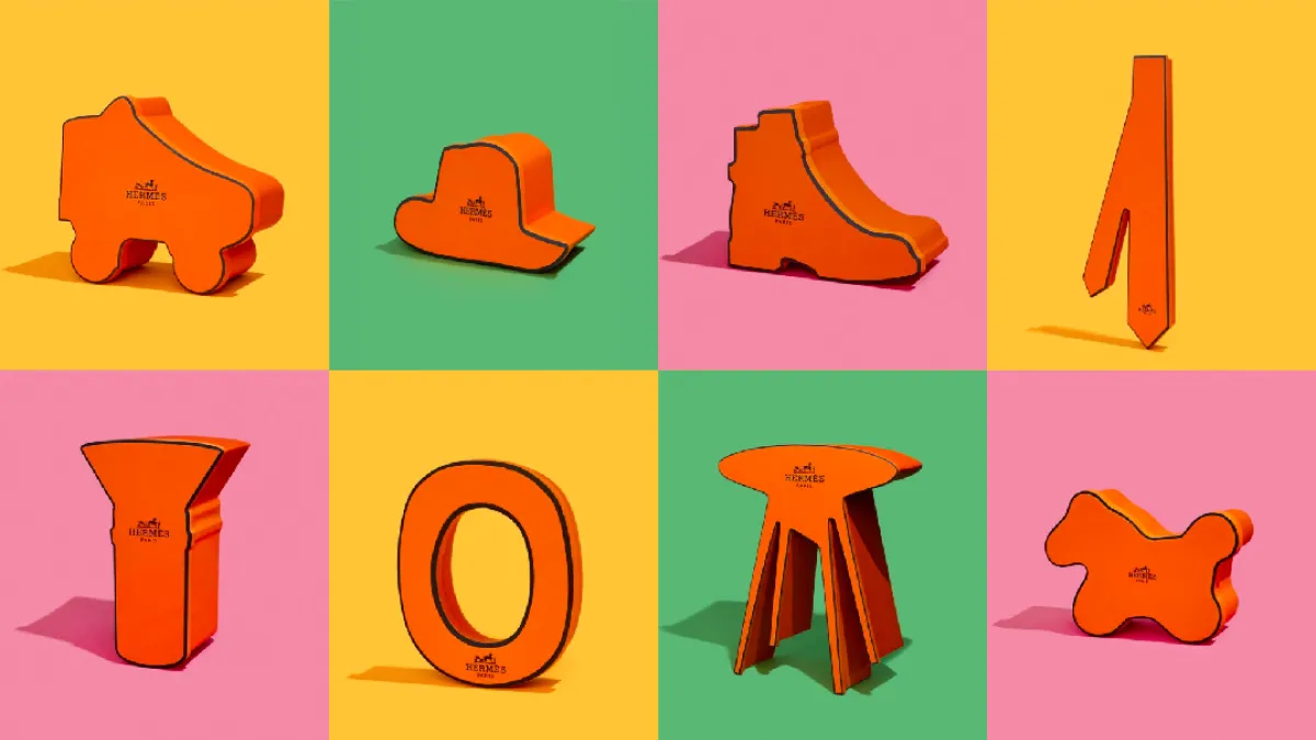 愛馬仕翻玩經典的橘盒包裝(圖 / Hermès@Instagram)
