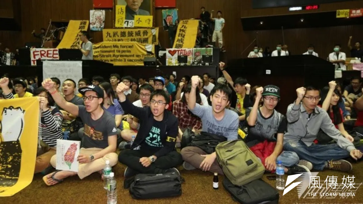 占領立法院活動讓服貿卡住,如果連貨貿也卡死,工業界擔心台灣產品出口會「完蛋」。(余志偉攝)
