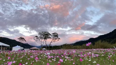 位於桃園市復興區的石秀灣迎來最精彩的盛事「2024石秀灣秘境湖畔花彩節」,歡迎大眾前來感受秘境的奇蹟魅力。(圖/中華兩岸石秀灣民族經貿創產協會提供)