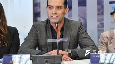 奧斯陸自由論壇登陸台灣,埃及LGBT人權運動者小奧瑪雪瑞夫。(甘岱民攝)