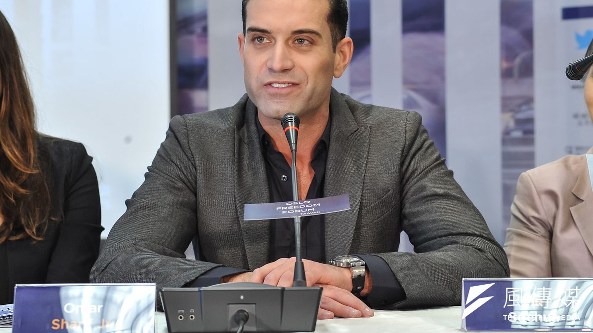 奧斯陸自由論壇登陸台灣,埃及LGBT人權運動者小奧瑪雪瑞夫。(甘岱民攝) 奧斯陸自由論壇登陸台灣,埃及LGBT人權運動者小奧瑪雪瑞夫。(甘岱民攝)