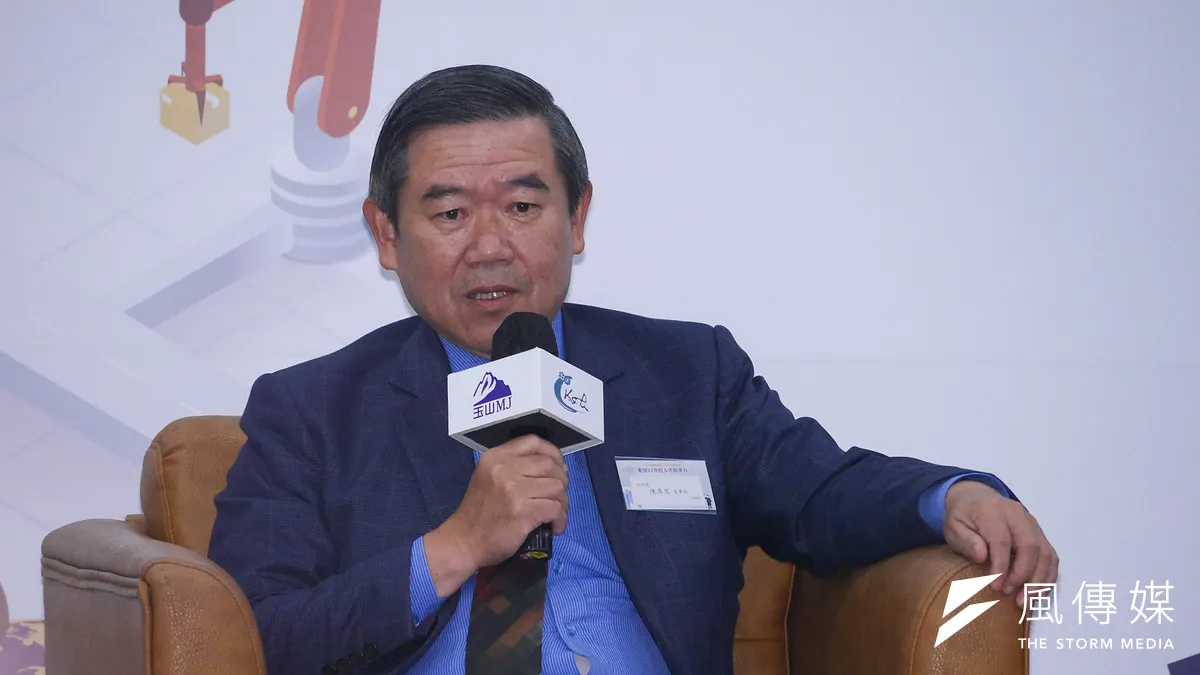 佳世達科技董事長陳其宏認為面對國際間的關稅壁壘與市場要求,供應鏈移轉已是必行之路。(資料照,蔡親傑攝)