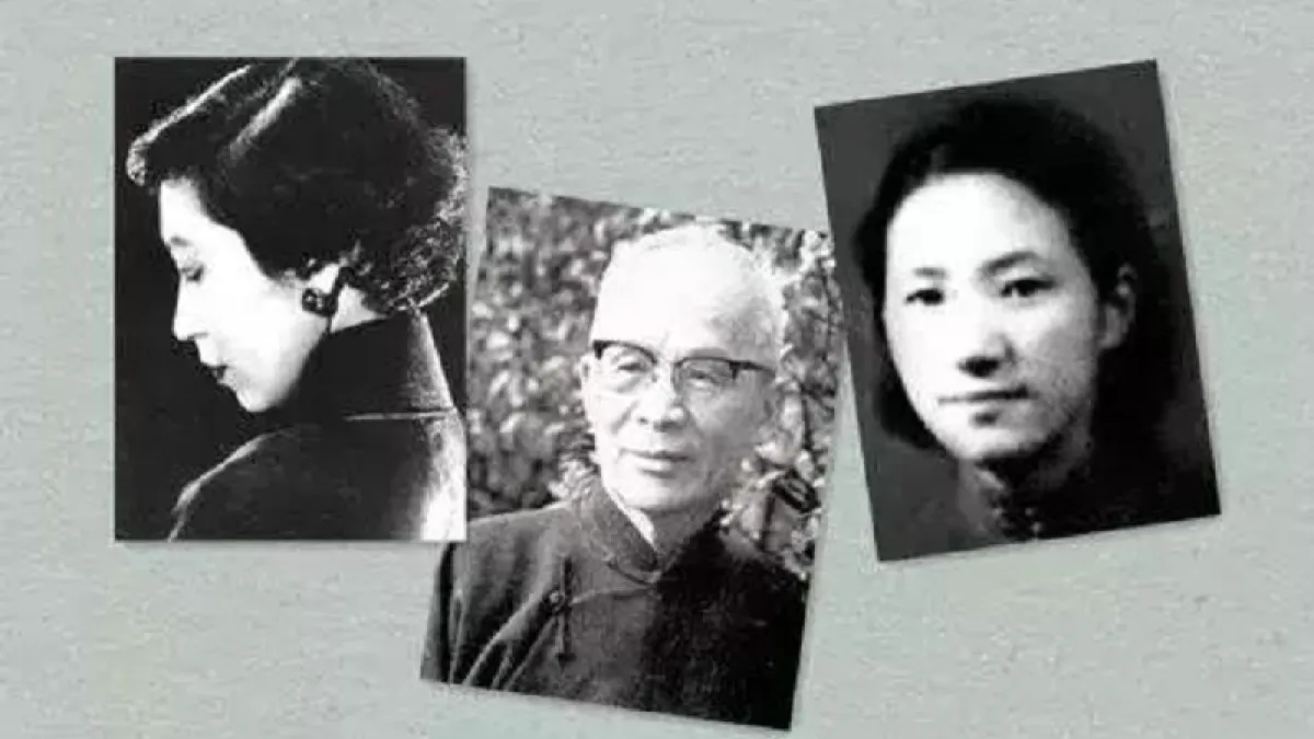 張愛玲、蘇青與胡蘭成。