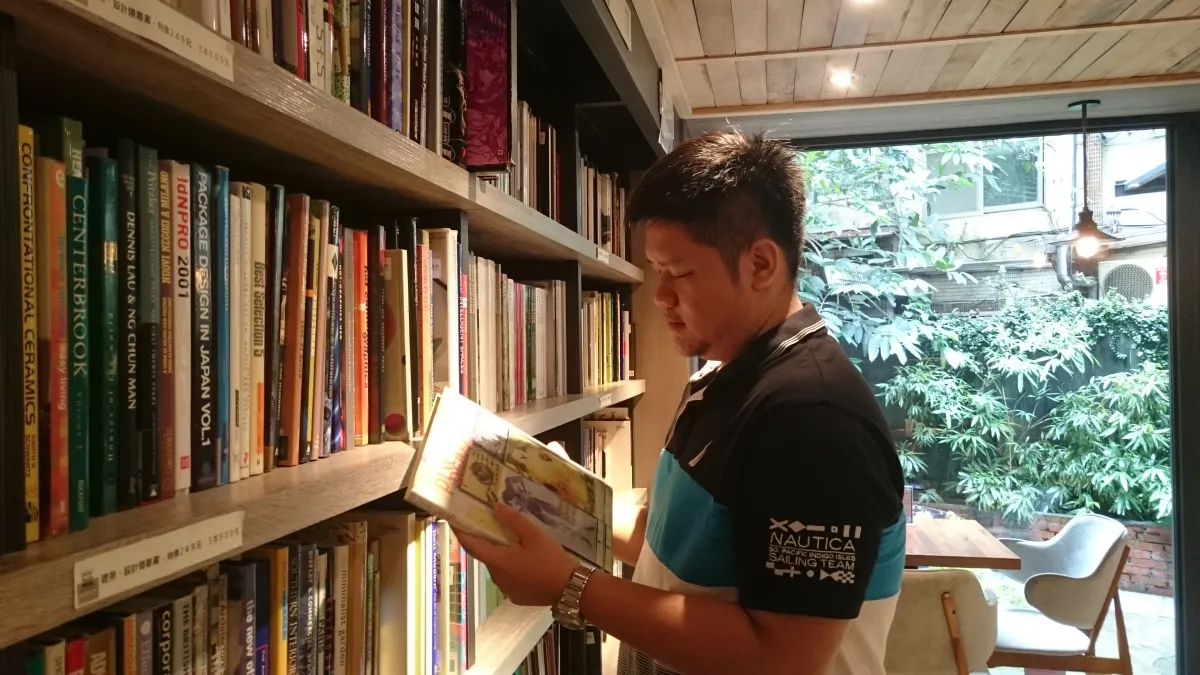 茉莉書店第二代經營者-資訊總監蔡維元。(圖/謝繕聯)