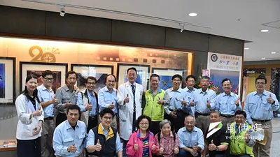 中鋼攝影社本次結合眾多高手,舉辦以小港之美為主題的「仰望小港」攝影展。(圖/徐炳文攝)