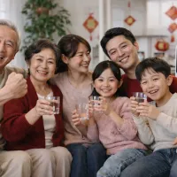 家人團圓喝3M好水,開啟新年好運第一步。(圖片來源:AI 生成) 家人團圓喝3M好水,開啟新年好運第一步。(圖片來源:AI 生成)
