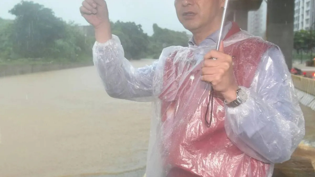 三芝及石門持續性強降雨 新北多處積淹水停班停課