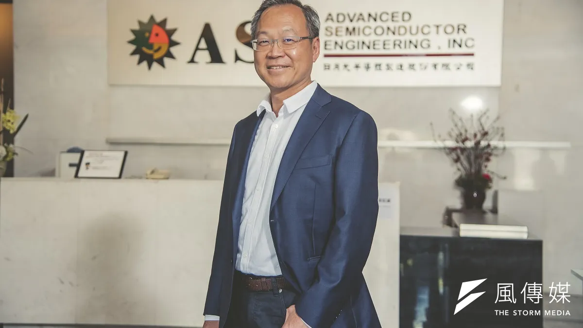 洪志斌表示,日月光不斷思考如何將廢棄資源做有效利用,甚至邀請供應商一同參與,拓展循環經濟商機。(圖/謝昇佑攝影)