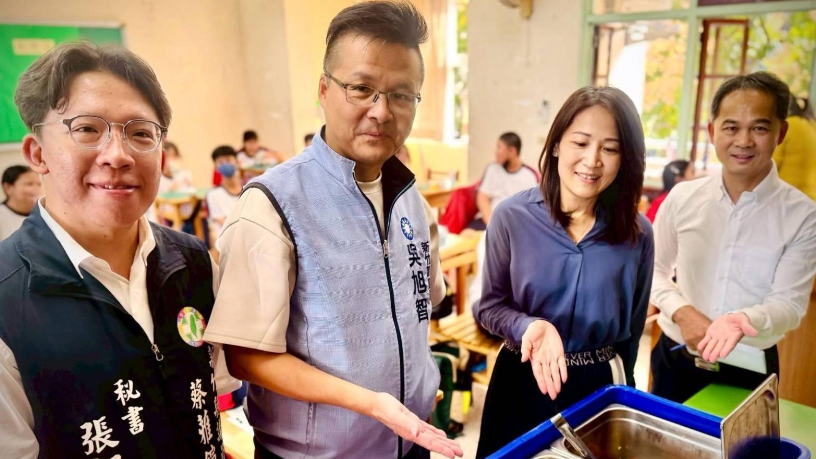 吳旭智拋竹北全齡教育支持網 從親職特教AI到營養午餐納入城市教育治理