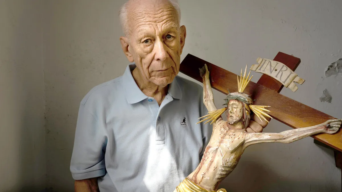 葛德神父來台58年,高齡86歲的他即將回到瑞士安養天年(圖片來源:天主教周報)