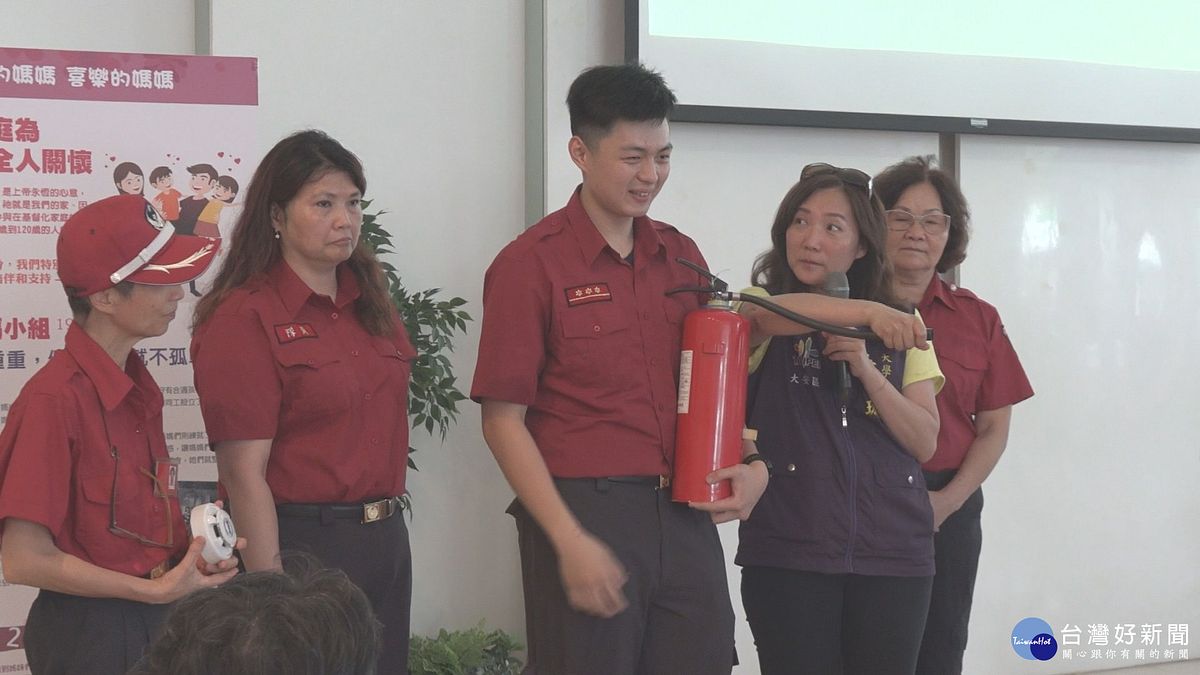 社區商家動起來 大學里宣導防災演練 社區商家動起來 大學里宣導防災演練