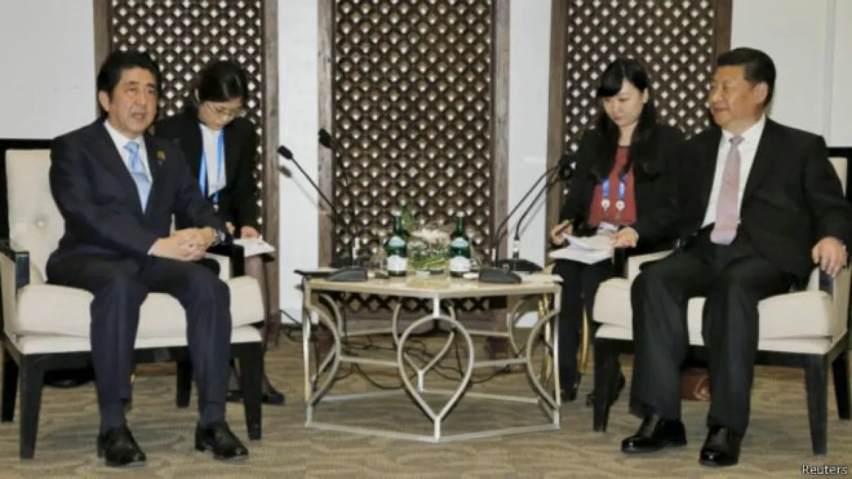 中國領導人習近平與日本首相安倍晉三在印尼的新「習安會」(22/04/2015)(BBC中文網)