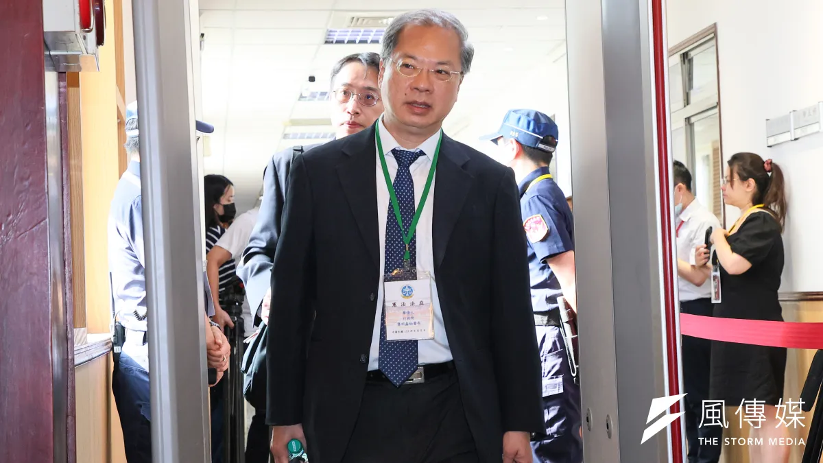 行政院秘書長龔明鑫今(2日)早接受媒體聯訪證實,《憲訴法》覆議案已列入今天的行政院會議程。(資料照/顏麟宇攝)