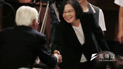 民進黨全代會,蔡英文進場(蔡耀徵攝)