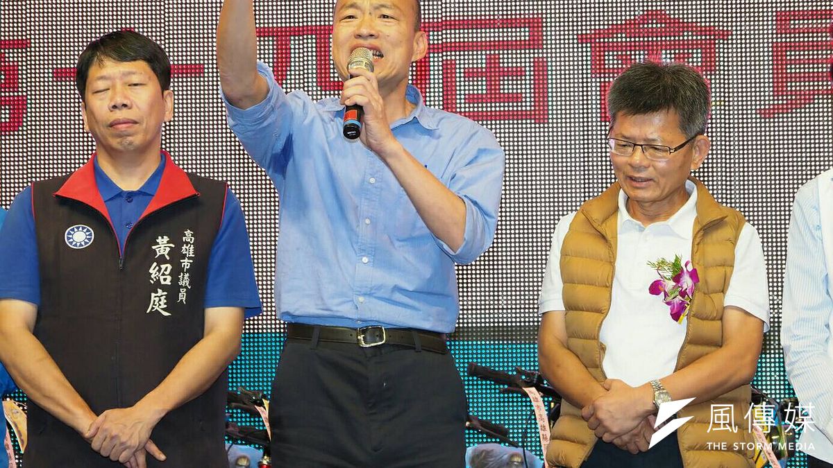 作者認為韓國瑜這位「窮禿子」帶著他快樂的本質,感染了整個城市的角落。(新新聞林瑞慶攝) 作者認為韓國瑜這位「窮禿子」帶著他快樂的本質,感染了整個城市的角落。(新新聞林瑞慶攝)