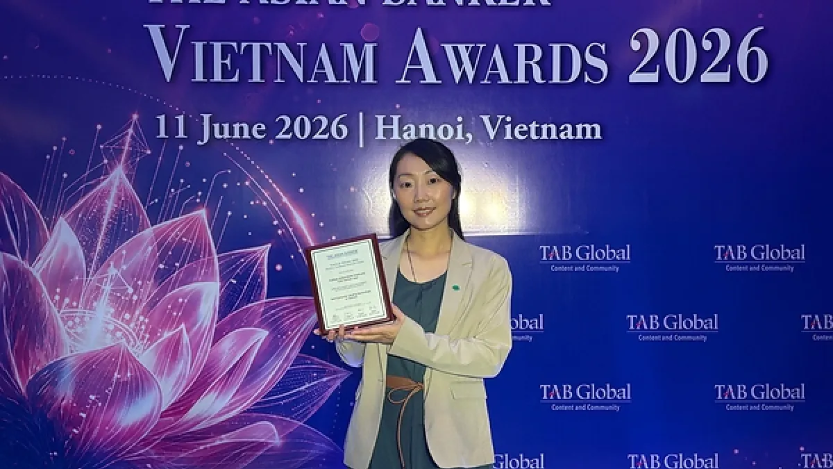 Cathay United Bank Ho Chi Minh City Branch Recognized by The Asian Banker for Consumer Lending Technology
