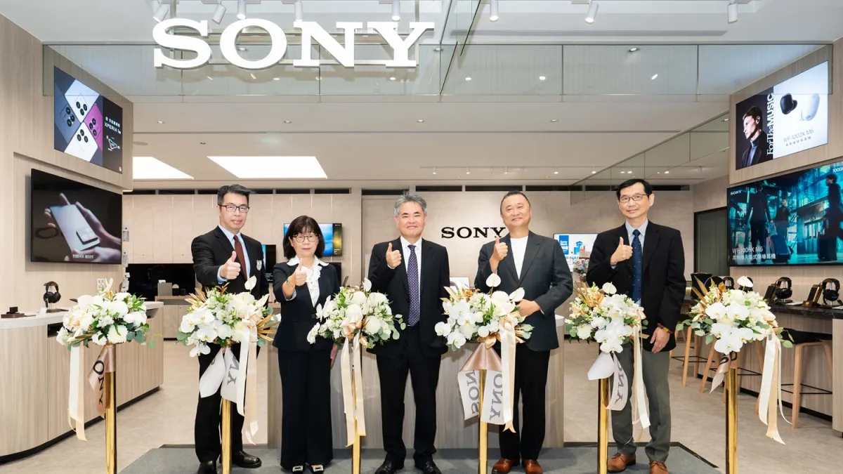全新Sony Store台北大巨蛋直營店正式進駐遠東Garden City,並於9月22日盛大開幕。(Sony提供)