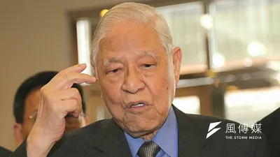 前總統李登輝9日到東吳大學發表演說。(吳逸驊攝)