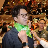沈伯洋客家之友後援會成立大會。(中央社) 沈伯洋客家之友後援會成立大會。(中央社)